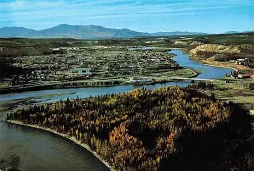 AK / Ansichtskarte  Whitehorse_Yukon_Territory Fliegeraufnahme