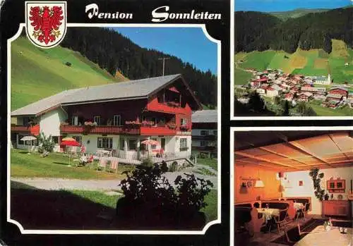 AK / Ansichtskarte  Lanersbach_Mayrhofen_Zillertal_Tirol_AT Pension Sonnleiten Gaststube Panorama