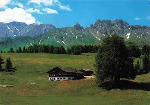 AK / Ansichtskarte Seiseralm__Seiseralpe_Alpe_di_Siusi_Trentino_IT Langlaufzentrum Ritsch Schwaige Panorama 