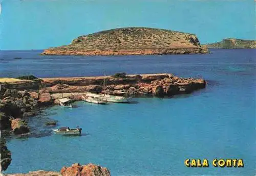 AK / Ansichtskarte IBIZA_Islas_Baleares_ES Cala Conta Fliegeraufnahme 