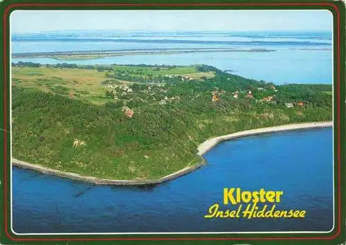 AK / Ansichtskarte  Insel_Hiddensee Kloster Fliegeraufnahme