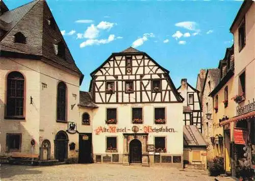 AK / Ansichtskarte  Beilstein_Mosel Marktplatz Alte Pfarrkirche Alte Mosel und Weinstuben