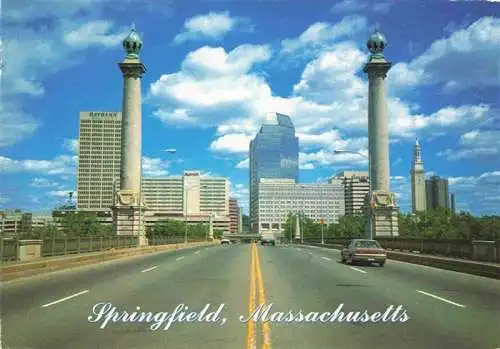 AK / Ansichtskarte  Springfield_Massachusetts_USA The Metropolis of Western Massachusetts