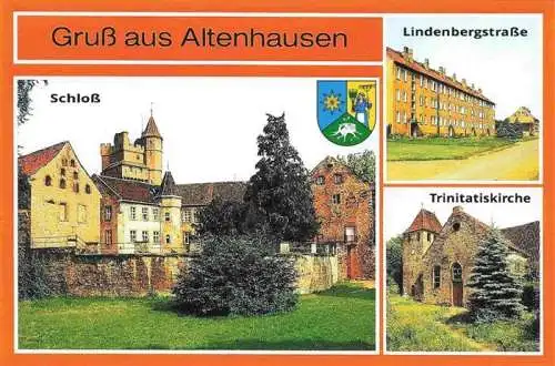 AK / Ansichtskarte  Altenhausen_Haldensleben Schloss Lindenbergstrasse Trinitatiskirche