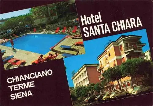 AK / Ansichtskarte  Chianciano_Terme_Toscana_IT Hotel Santa Chiara Schwimmbad