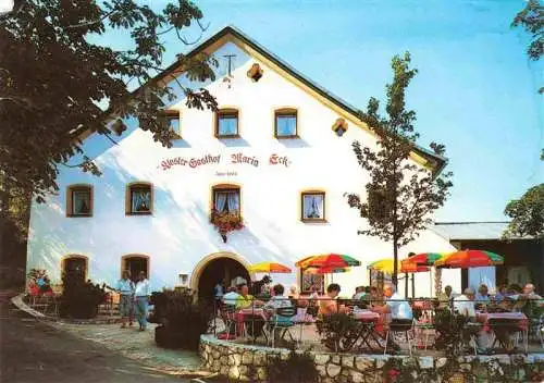 AK / Ansichtskarte  Siegsdorf__Oberbayern Klostergasthof Maria Eck Terrasse