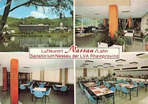 AK / Ansichtskarte  Nassau_Lahn Sanatorium Nassau der LVA Rheinprovinz Gastraeume