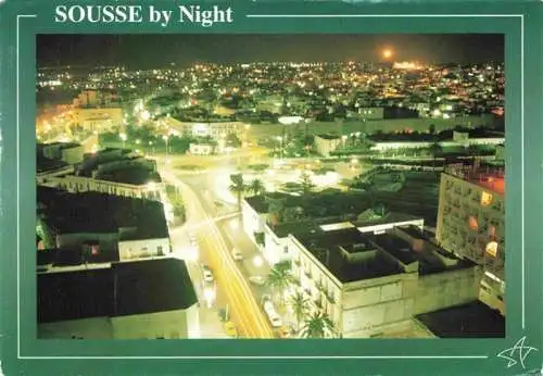 AK / Ansichtskarte  Sousse_Tunesie La nuit