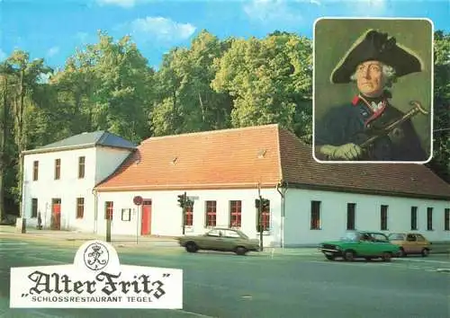 AK / Ansichtskarte  Tegel_Berlin Schlossrestaurant Alter Fritz Portrait