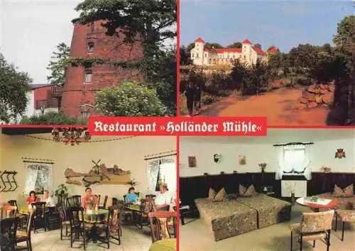 AK / Ansichtskarte  Rheinsberg_Brandenburg Restaurant Hollaender Maeuehle Panorama Gaststube Zimmer