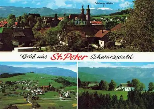 AK / Ansichtskarte  St_Peter_Schwarzwald Panorama Fliegeraufnahme 