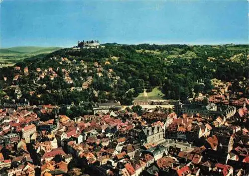 AK / Ansichtskarte  Coburg_Bayern Panorama Stadt und Veste