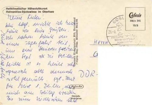 AK / Ansichtskarte  Hahnenklee-Bockswiese_Harz Panorama Heilklimatischer Kurort