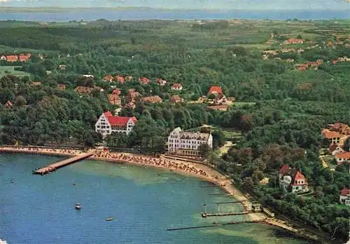 AK / Ansichtskarte  Gluecksburg__Ostseebad Panorama im Hintergrund Aussenfoerde und Daenische Kueste