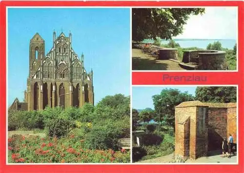 AK / Ansichtskarte  Prenzlau_Brandenburg Marienkirche Terrasse der HO Gaststaette am Kap Wassertor