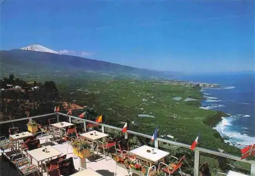 AK / Ansichtskarte  Santa_Ursula_Tenerife_Islas_Canarias_ES Café Vista Paraiso Terrasse Fernsicht Kuestenpanorama Teide