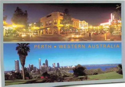 AK / Ansichtskarte  PERTH__Australia Day or night