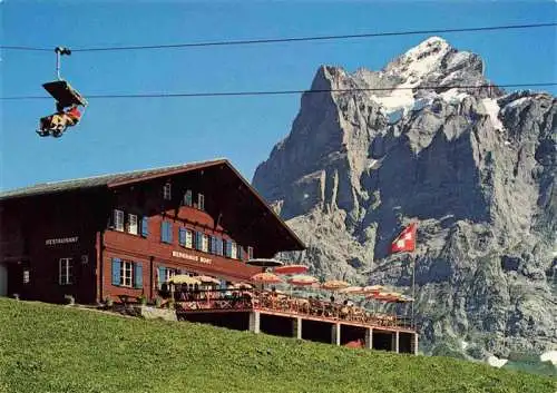 AK / Ansichtskarte  Grindelwald_BE Bergrestaurant Bort Firstbahn Wetterhorn Berner Alpen