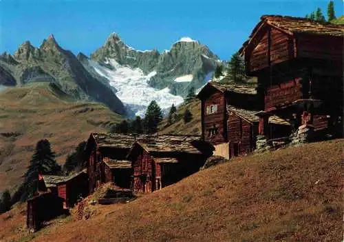 AK / Ansichtskarte  Zermatt_VS Obergabelhorn und Wellenkuppe