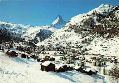 AK / Ansichtskarte  Zermatt_VS mit Matterhorn