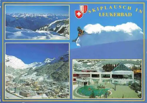 AK / Ansichtskarte  Leukerbad_Loueche-les-Bains_VS Panorama Bade und Skiplausch