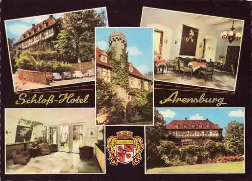 AK / Ansichtskarte  Arensburg_Kuressaare_Estonia Hotel Schloss Arensburg Gastraeume Park Turm