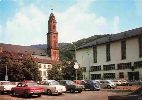 AK / Ansichtskarte  Heidelberg__Neckar Universitaet und Jesuitenkirche