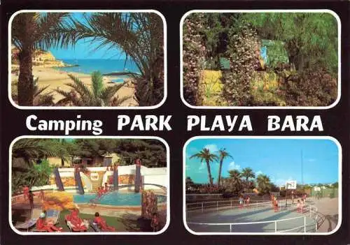 AK / Ansichtskarte  TARRAGONA_ES Camping Park Playa Bara Pool Strand