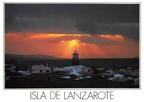 AK / Ansichtskarte  Teguise_Lanzarote_Kanarische_Inseln_ES Sonnenuntergang