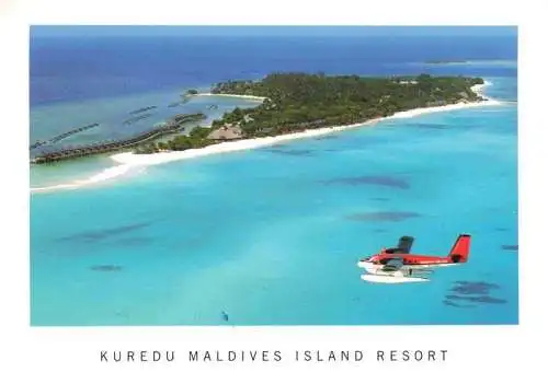 AK / Ansichtskarte  Maldives_Malediven Kuredu Island Resort Aerial View