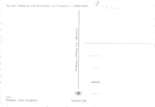 AK / Ansichtskarte  Lidkoeping_Sweden med Kinneviken och Kinnekulie 