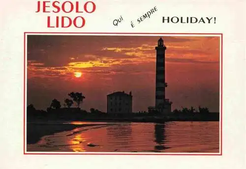 AK / Ansichtskarte  Jesolo_Lido_Iesolo_Veneto_IT Sonnenuntergang