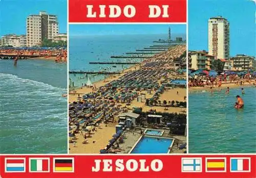 AK / Ansichtskarte  Jesolo_Lido_Iesolo_Veneto_IT Strandpartien Hotels