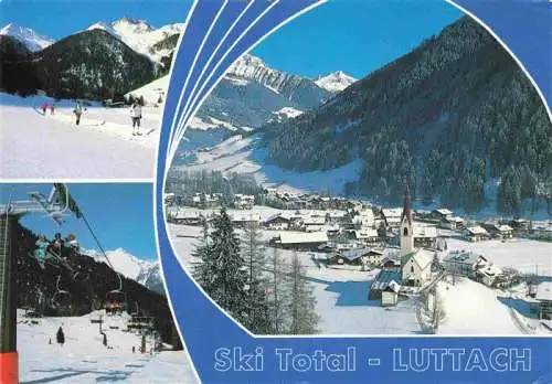 AK / Ansichtskarte  Luttach_Ahrntal_Lutago_Suedtirol_IT Steinhaus Skigebiet Klausberg Skilift Panorama