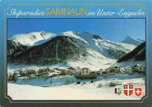 AK / Ansichtskarte  Samnaun_Dorf_GR mit Muttler