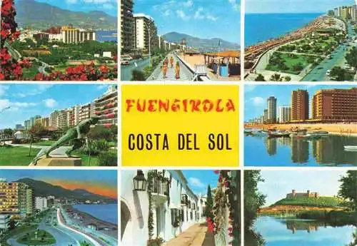 AK / Ansichtskarte  Fuengirola_Costa_del_Sol_ES Strandpartien Promenade Teilansichten