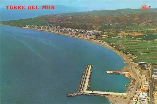 AK / Ansichtskarte  Torre_del_Mar_Malaga_ES Puerto de Refugio en la caleta de Velez Fliegeraufnahme