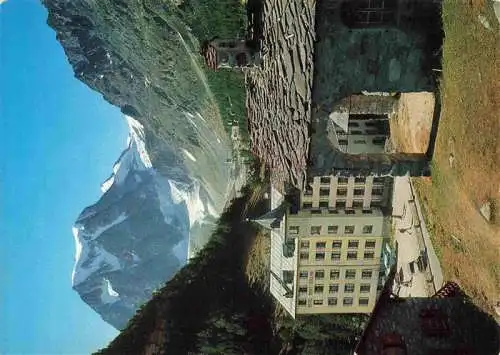 AK / Ansichtskarte  Arolla_VS Valais l'hotel Mont Collon et au fond le Mont Collon