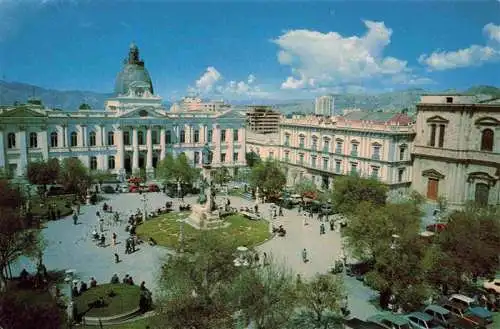 AK / Ansichtskarte  LA_PAZ_Bolivia Plaza Murillo Palacios Legislativo y de Gobierno