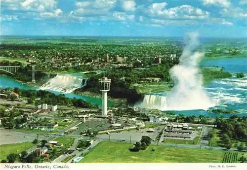 AK / Ansichtskarte  NIAGARA_FALLS_Ontario_Canada Fliegeraufnahme