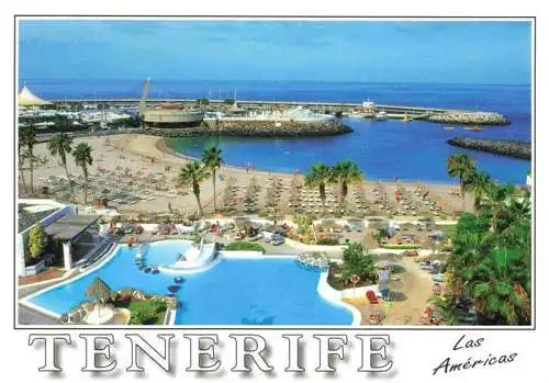 AK / Ansichtskarte  Playa_de_las_Americas_Arona_Tenerife_Islas_Canarias_ES Hotelanlage Swimming Pool Hafen