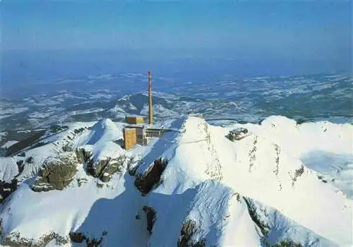 AK / Ansichtskarte  Saentis_2504m_AR Bergstation Gipfel