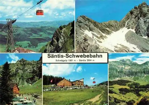 AK / Ansichtskarte  Schwaegalp_AR Saentis-Schwebebahn Appenzeller Alpen