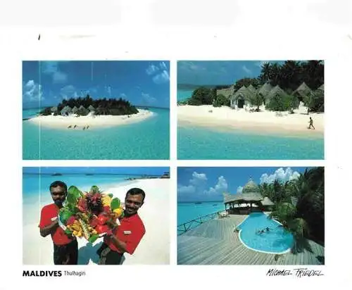 AK / Ansichtskarte  Maldives_Malediven Atoll Teilansichten 