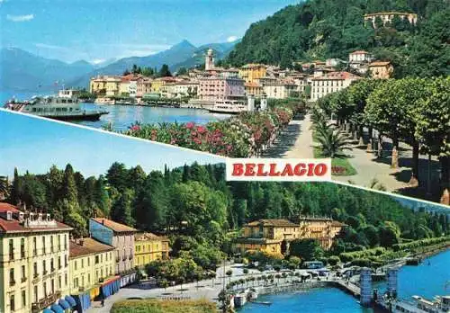 AK / Ansichtskarte  Bellaggio_Bellagio_Lago_di_Como_IT Panorama Promenade