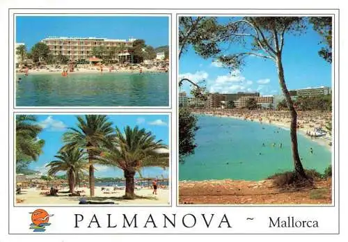 AK / Ansichtskarte  Palmanova_Palma-Nova_Palma_de_Mallorca_ES Strandpartien Palmen