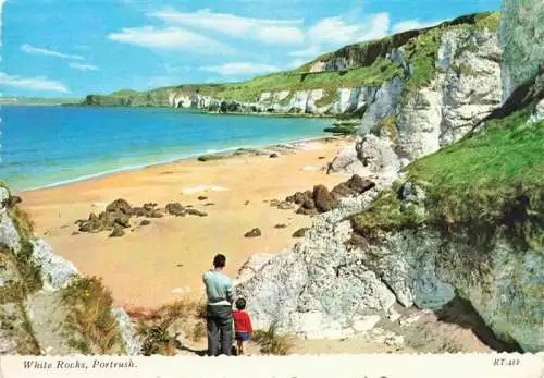 AK / Ansichtskarte  Portrush_Northern_Ireland_UK White Rocks