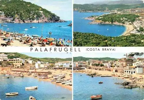 AK / Ansichtskarte  Palafrugell_Costa_Brava_ES Strandpartien Fliegeraufnahmen