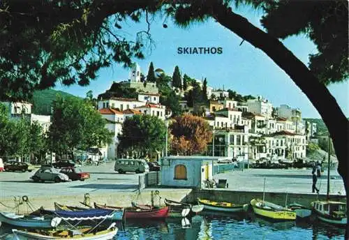 AK / Ansichtskarte  Skiathos_Insel_Sporaden_Greece Teilansicht Hafen