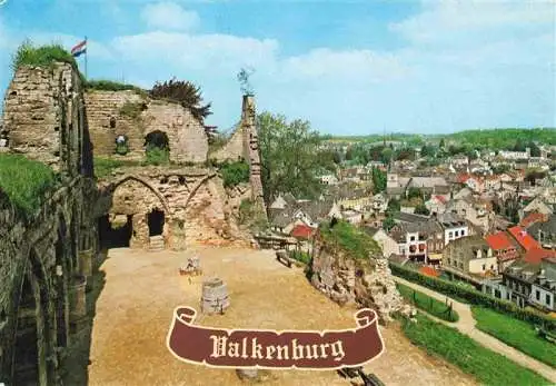 AK / Ansichtskarte  Valkenburg_aan_de_Geul_Limburg_NL Burgruine Panorama